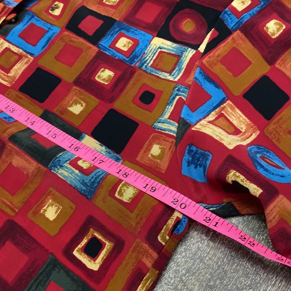 Beautiful vibrant blouse long sleeve - Picture 5 of 7